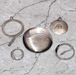 Bundle of 5 Sterling Silver Pendants alternative image