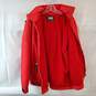 Red Coat with Front Zipper image number 3
