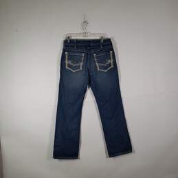 Mens Regular Fit Low Rise Medium Wash Denim Bootcut Leg Jeans Size 32/32 alternative image
