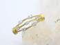 10k Yellow Gold Diamond Accent Single Post Back Earring 0.9g image number 3