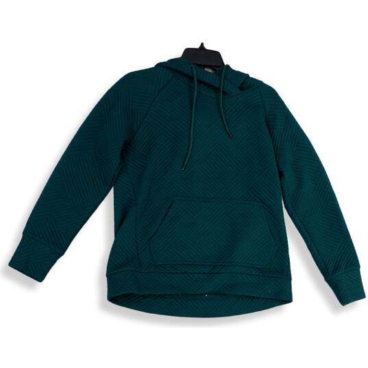 Green Tea Mens Green Drawstring Long Sleeve Pullover Hoodie Size S image number 1