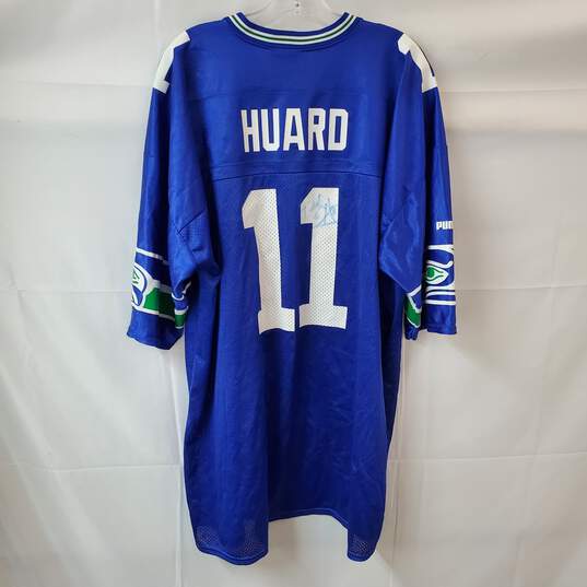 Puma Seattle Seahawks Jersey #11 Huard in 2XL Signed No COA image number 3