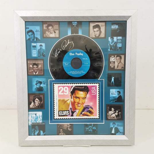Framed & Matted Elvis Presley Collectible image number 1