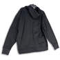 Mens Black Long Sleeve Drawstring Kangaroo Pocket Pullover Hoodie Size XL image number 2