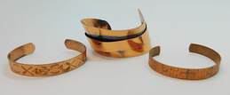 Variety Modernist & Southwestern Inspired Copper Cuff Bracelets 61.5g alternative image