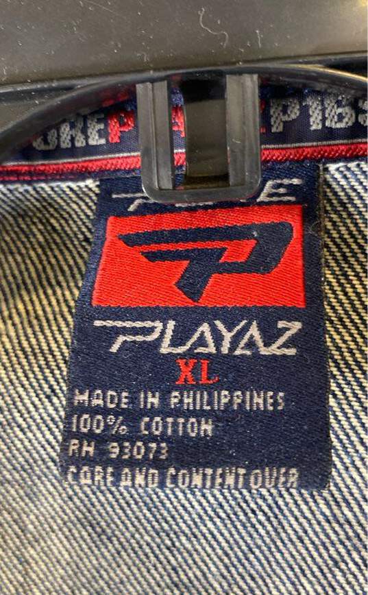 Pure Playaz Men's Blue Denim Jacket- XL image number 3