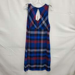 NWT Kavu WM's Rita Open Water Blue & Red Plaid Sleeveless A Line Dress Size M alternative image