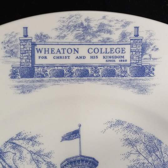 Wedgwood Wheaton College Illinois Decorative Plate image number 5