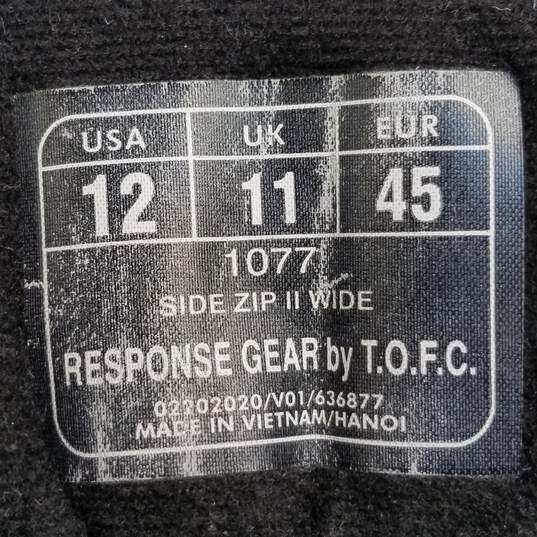 Response Gear Men's Black Tactical Combat Boots Size 12 image number 8