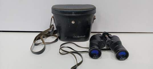 Vintage Bushnell 7x35 w/Black Leather Carrying Case image number 1
