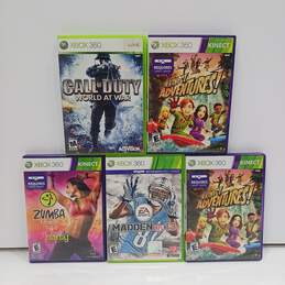 5pc Bundle of Assorted Microsoft Xbox 360 Video Games IOB