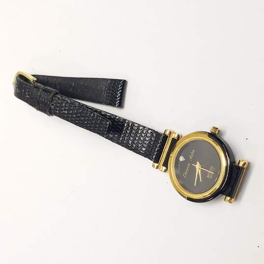 Benrus Doryse Ashe Black Dial Quartz Vintage Watch image number 1
