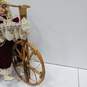 Vintage Porcelain Doll w/Wicker Bike image number 2