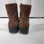 Clarks Women's Side Zip Brown Suede Ankle Boots Booties Size 8.5M image number 4