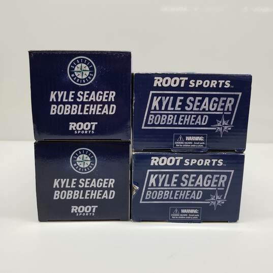 Seattle Mariners Kyle Seager Bobblehead SET of 4 Root Sports image number 4