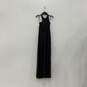 NWT Womens Black Sleeveless Halter Neck Back Zip Classic Maxi Dress Size 10 image number 1