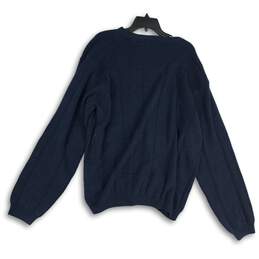 NWT Arrow Mens Blue Knitted Round Neck Long Sleeve Pullover Sweater Size XL alternative image