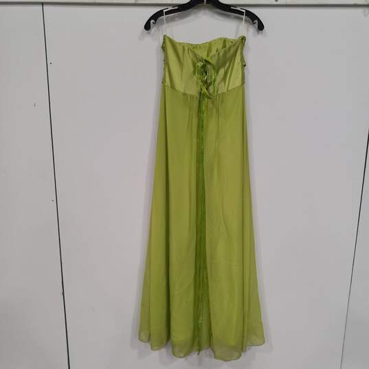 Jessica McClintock Green Dress Size 5 image number 3