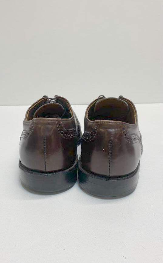 Allen Edmonds Ashland Brown Brogue Dress Shoes Men 9.5 image number 4