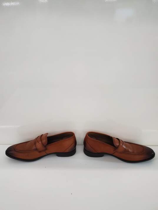 Thomas & Vine Bishop Apron Toe Penny Loafer Dress Shoes Size-12 image number 2