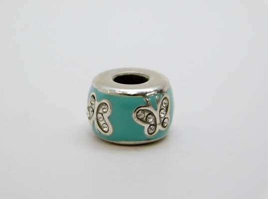 Brighton Designer Silver Tone Enamel & Swarovski Crystal Charm Beads 15.9g image number 6