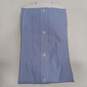 Men's Kenneth Roberts Blue/White Pinstripe Dress Shirt 32/33 16.5  - NWT image number 2
