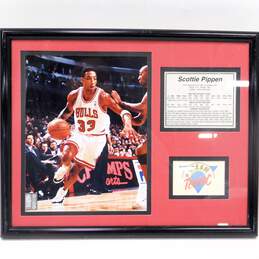 Scottie Pippen Chicago Bulls Career Highlights Wall Frame Vintage