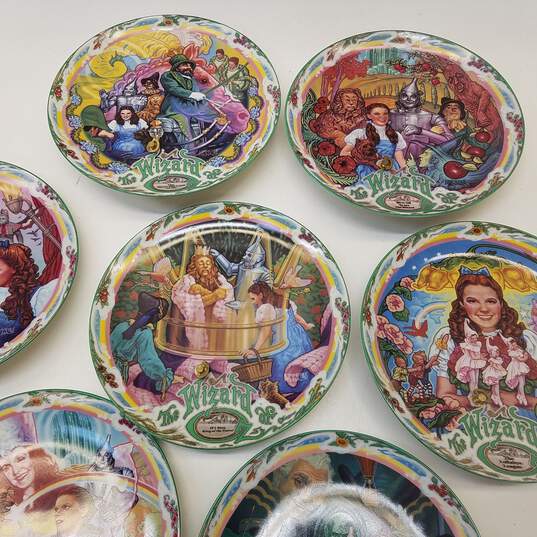 Bradford Exchange Wizard of Oz Musical Collector Plates Set of 7 image number 4