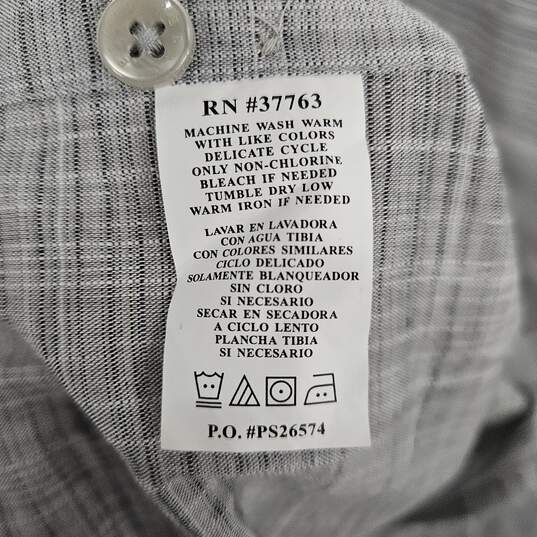 Perry Ellis Grey Button-Up image number 3
