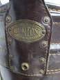 Burton Leather Brown Golf Bag & 5 Assorted Golf Clubs image number 9