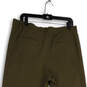 Mens Green Flat Front Pocket Regular Fit Straight Leg Chino Pants Sz 34x30 image number 4