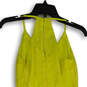 NWT Womens Yellow Surplice Neck Sleeveless Short Bodycon Dress Size XS image number 4