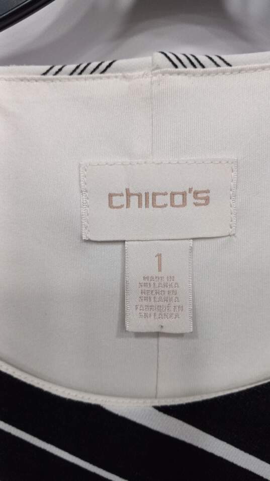 Chico's Women's Asymmetrical SS Dress Size 1 image number 3