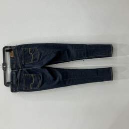 Womens Blue Denim Medium Wash 5 Pocket Design Skinny Leg Jeans Size 10 alternative image