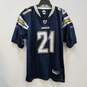 Mens Blue Los Angeles Chargers LaDainian Tomlinson #21 NFL Jersey Size 54 image number 1