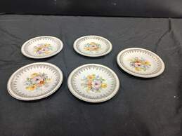 5PC Edwin M. Knowles China Bread & Butter Plate Bundle