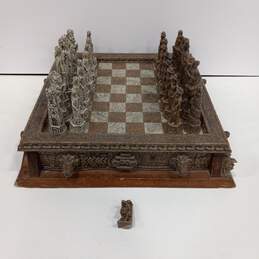 Aztec vs Conquistador Chess Board