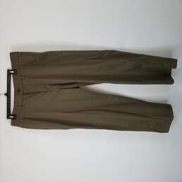 Haggar Men Dress Pants L Size 36 x 29 Brown