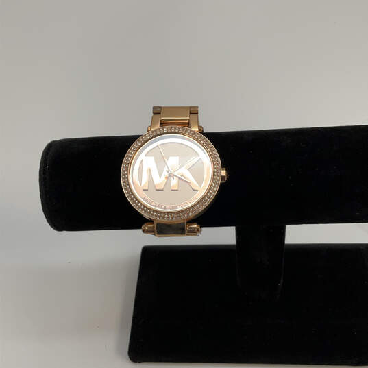 Designer Michael kors MK5865 Stainless Steel Quartz Analog Wristwatch image number 1