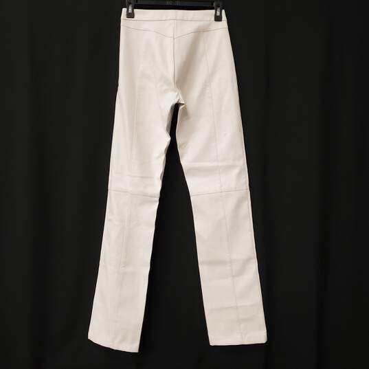 I.AM.GIA Women White Leather Pants XXS image number 6