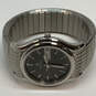 Designer Bulova Silver-Tone Stainless Steel Black Dial Analog Wristwatch image number 2