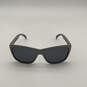 Mens Gray Lightweight Full Rim Water Friendly Square Sunglasses w/ Dust Bag image number 6
