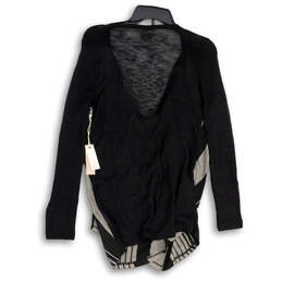 NWT Womens Black Gray Long Sleeve Scoop Neck Nursing Pullover Sweater Sz S alternative image