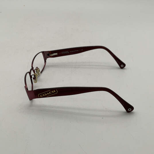Womens Trista 9084 Satin Berry Full Rim Rectangle Eyeglasses Frame w/ Case image number 5