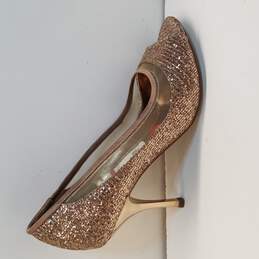 ABS Bronze Glitter Heels Size 7.5