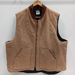 Carhartt Duck Insulated Vest Men's Size 4XL