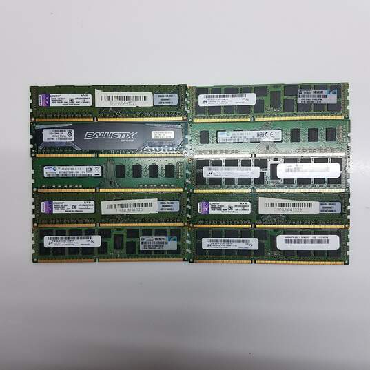 Lot of 10 Mixed PC3 DD3 Desktop Memory Ram #3 image number 1