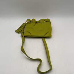 Michael Kors Womens Green Adjustable Strap Inner Pockets Crossbody Bag Purse
