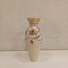 Lenox Gilded Garden Floral Vase Multicolor Ivory Gold Trim alternative image