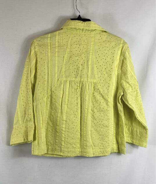 Chicos Yellow Long Sleeve - Size X Large image number 2